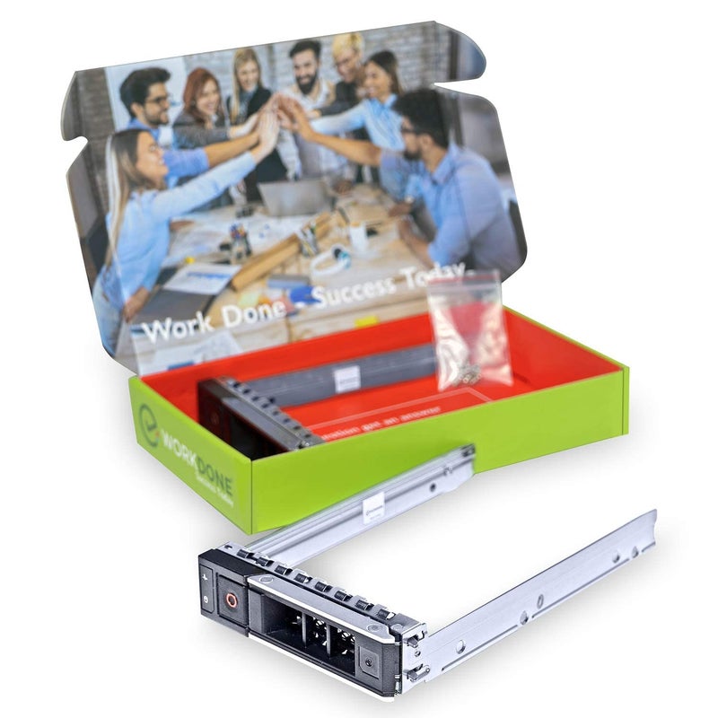 WORKDONE 2-Pack 3.5 inch Drive Caddy - Compatible for PowerEdge - 14th Gen R340 R440 R540 R640 R740 R740xd2 R6415 R7415 R7425 XC640-10 XC740xd-12 R650xs R750xs - Hot Swap Tray - with Setup Manual - Image 5